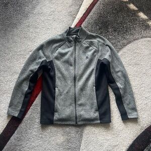 Spyder Men’s Speed Stretch Charcoal Gray Zip Up Jacket